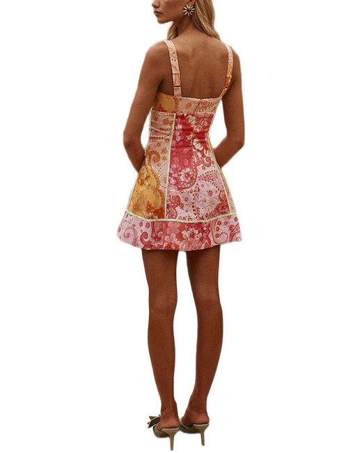 LEON GORI Red Sleeveless Mini Dress