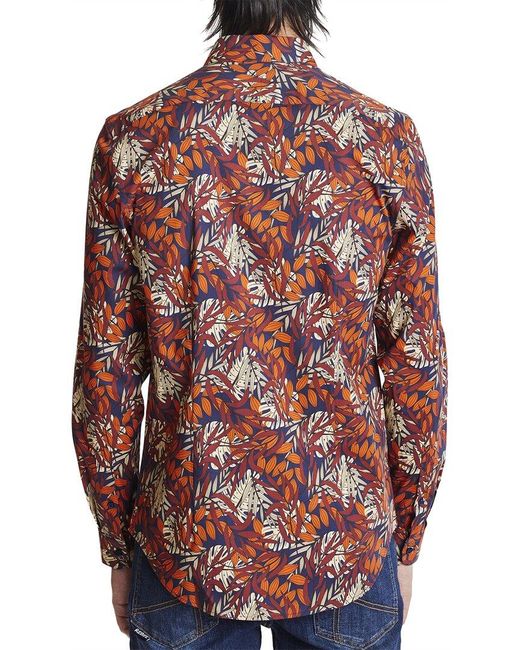Paisley & Gray Red Brian Button Down Shirt for men