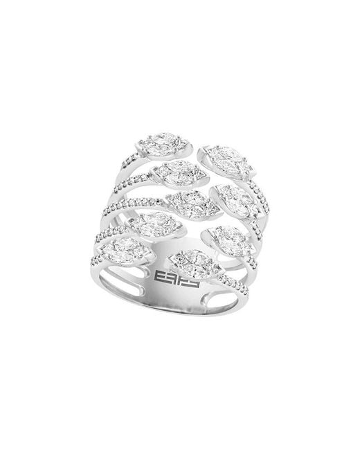 Effy Fine Jewelry White 18K 0.45 Ct. Tw. Diamond Ring