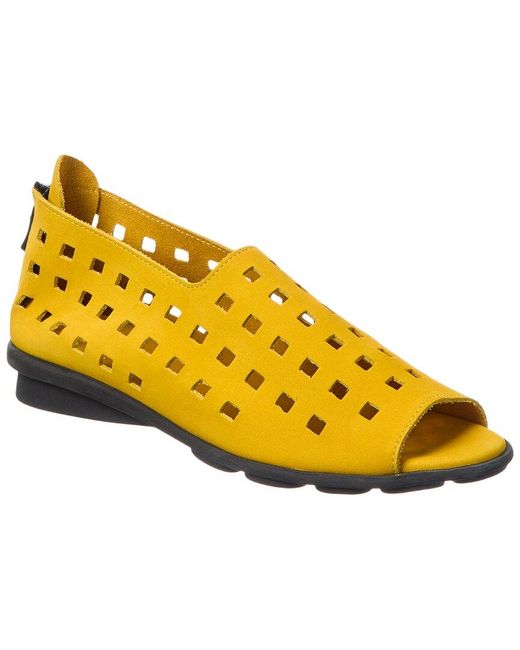 Arche Yellow Drick Suede Sandal