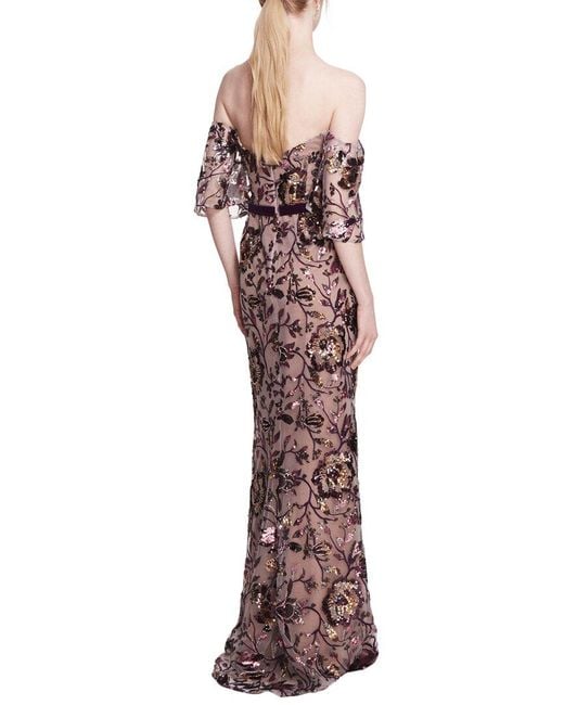 Marchesa Red Gown