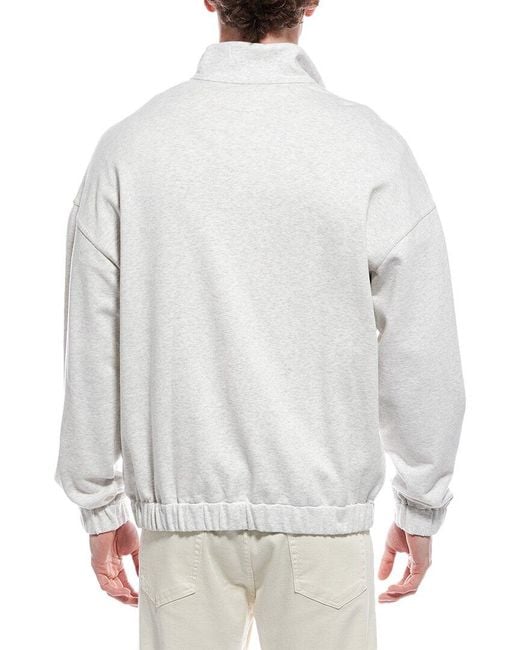 Brunello Cucinelli Gray 1/4-zip Pullover for men
