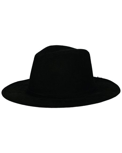 San Diego Hat Black Cut & Sew Fedora