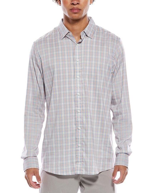 Faherty Brand Gray The Movement Shirt (Tall) for men