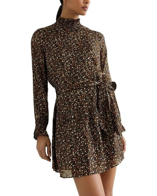 Reiss Brown Darci Dress