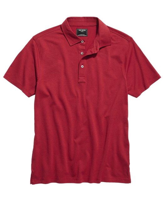 Todd Snyder Red Polo Shirt for men