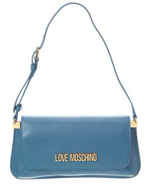 Love Moschino Blue Shoulder Bag