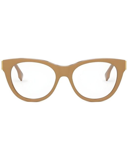 Fendi White 53Mm Optical Frames