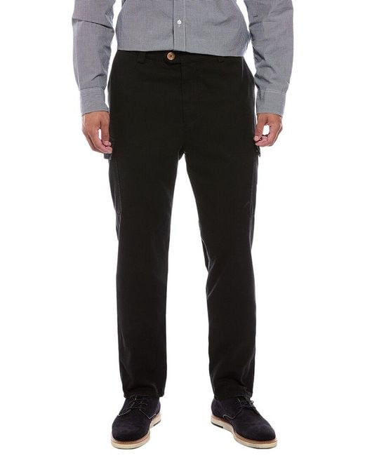 Brunello Cucinelli Black Leisure Fit Pant for men
