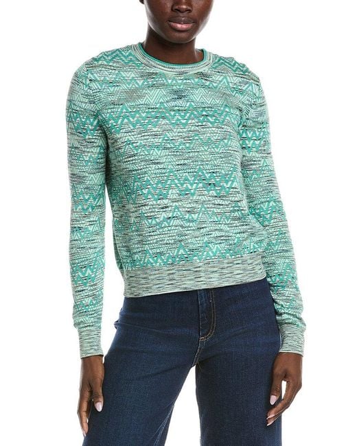 Missoni Blue Textured Sweater