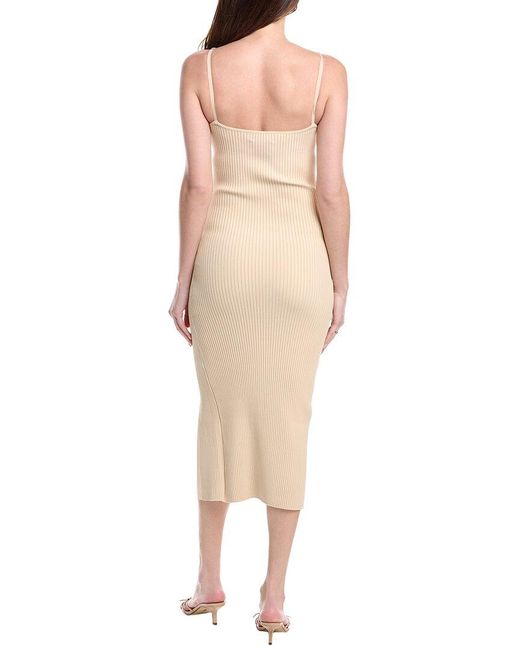 Nicholas White Jules Rib Knit Cage Dress
