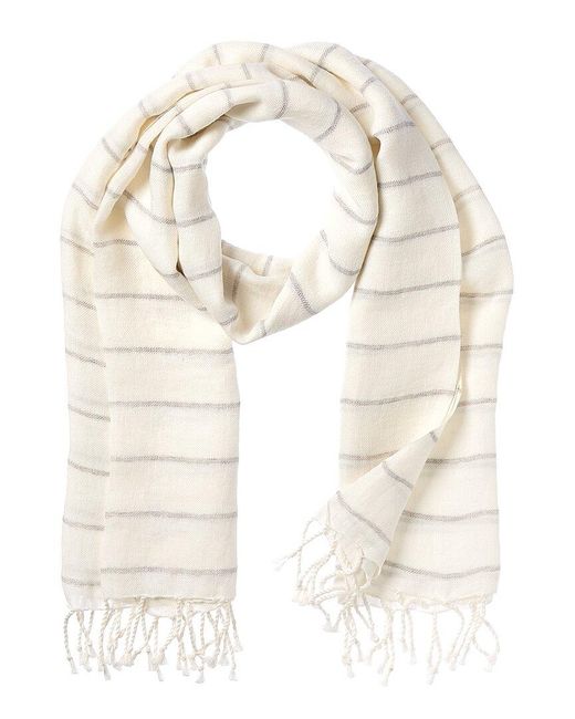 Brunello Cucinelli Natural Linen Scarf