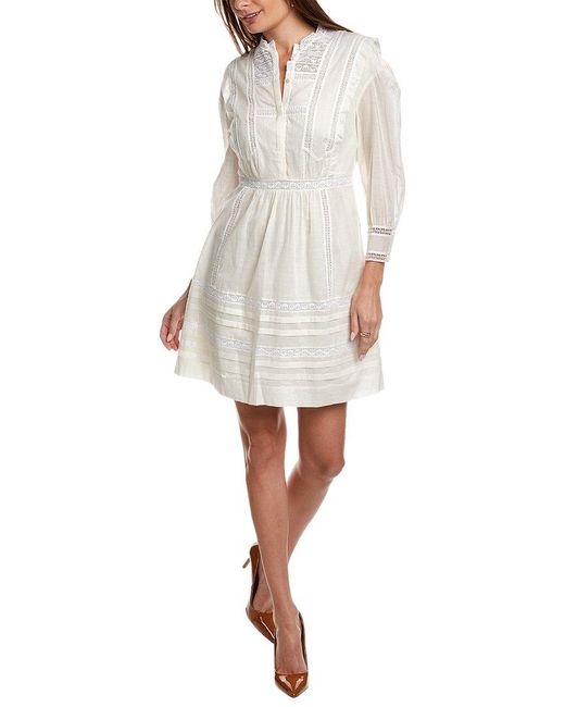 Burberry White Mini Dress
