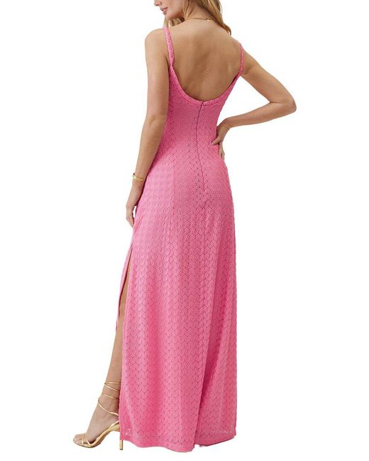 Melissa Odabash Pink Mimosa Maxi Dress