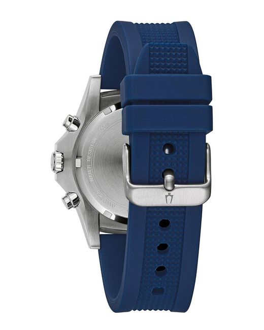 Bulova Blue Watch & Bracelet for men