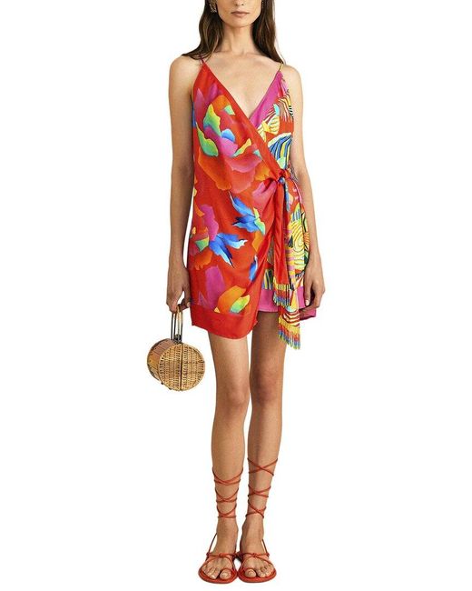 Farm Rio Red Mini Dress