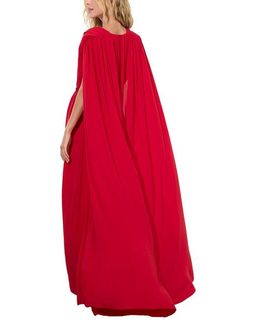 Alice + Olivia Red Zenaida Gown
