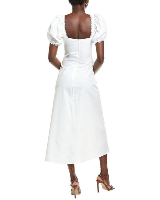 IPPONELLI White Tie-Front Maxi Dress