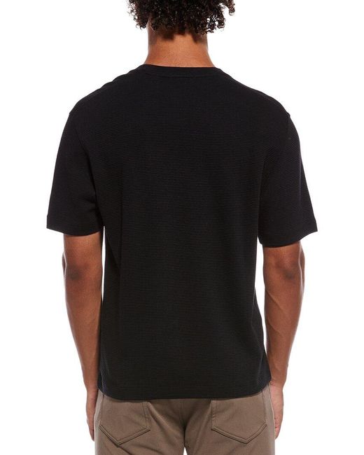 Theory Black Delroy T-Shirt for men