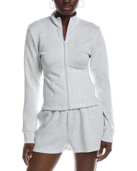 Vintage Havana Gray Cloud Fleece Slim Fit Jacket