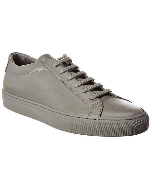 Common Projects Gray Original Achilles Leather Sneaker for men