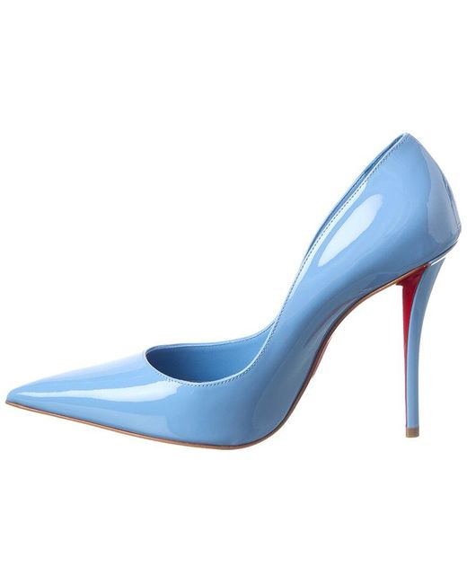 Christian Louboutin Blue Miss Z 100 Patent Pump