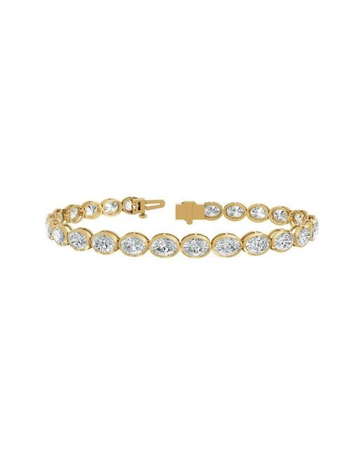 Lab Grown Diamonds White 14K 10.00 Ct. Tw. Lab-Grown Diamond Tennis Bracelet