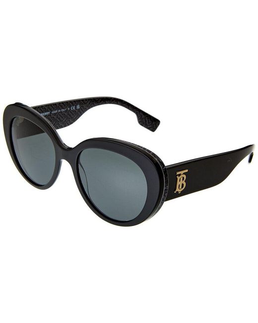 Burberry Black Rose 54mm Sunglasses