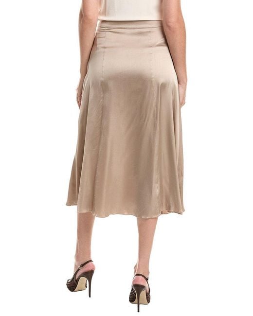 Officine Generale Natural Officine Generale Zita Satin Skirt