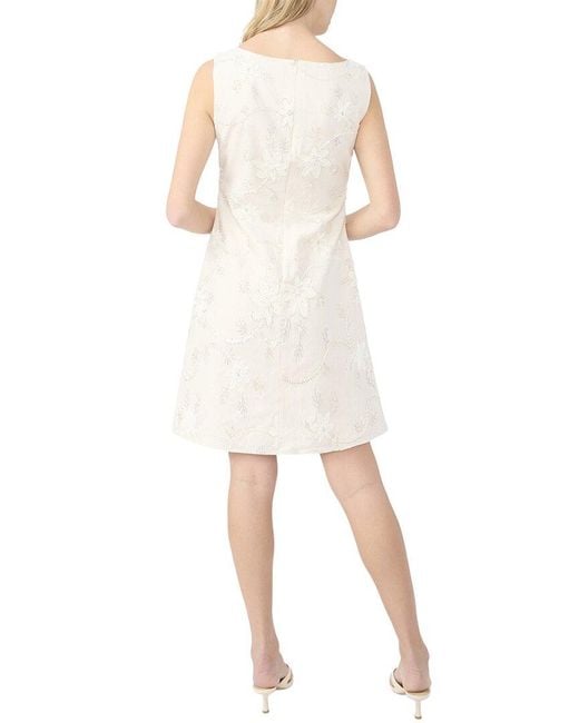Ted Baker White Haylee Linen Mini Dress
