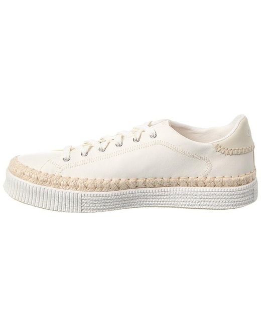Chloé White Telma Leather Sneaker