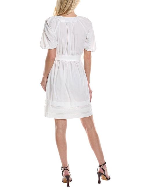 Marella White Riber A-line Dress