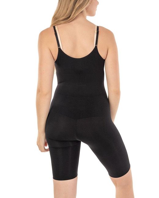 Body Beautiful Black Seamless Thigh Bodysuit Boyleg Shaper