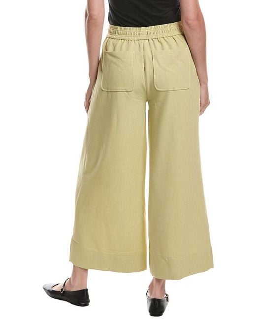 Wit & Wisdom Natural Ultra Skyrise Double Pleat Wide Leg Pant