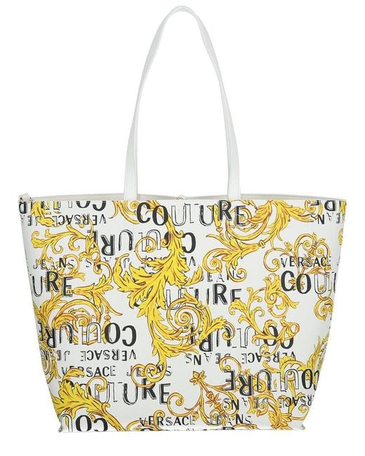 Versace Jeans Couture Reversible Shopper Tote in Metallic | Lyst