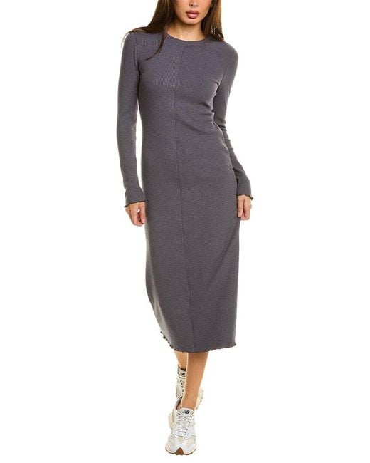 sweaty betty ribbed midi dress Sweaty Betty Women's Ribbed Long Sleeve Midi Dress, Urban Grey, XXS at Amazon Women's Clothing store