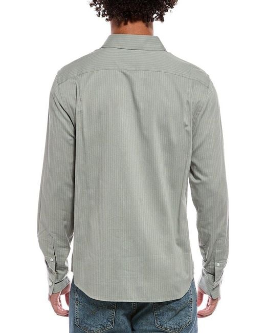 Vince Gray Bateman Stripe Shirt for men