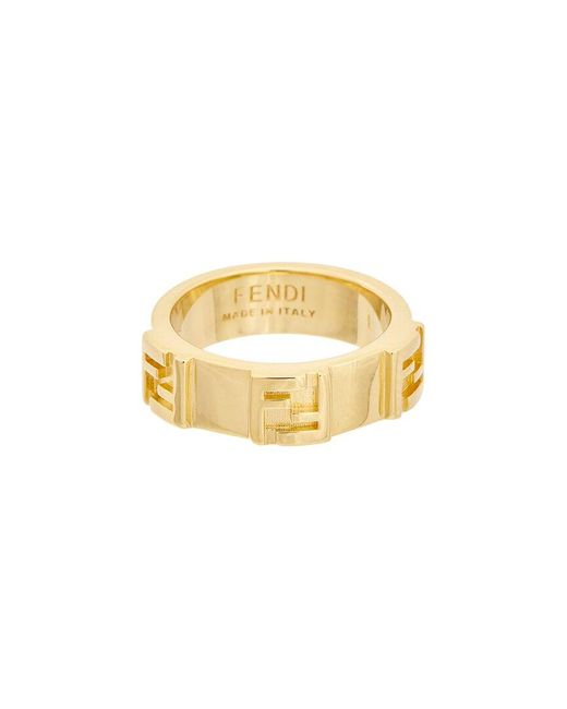 Fendi Metallic Forever Ring