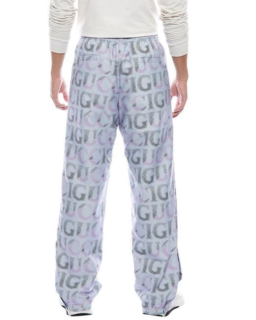 Gucci Blue All Over Logo Pant for men