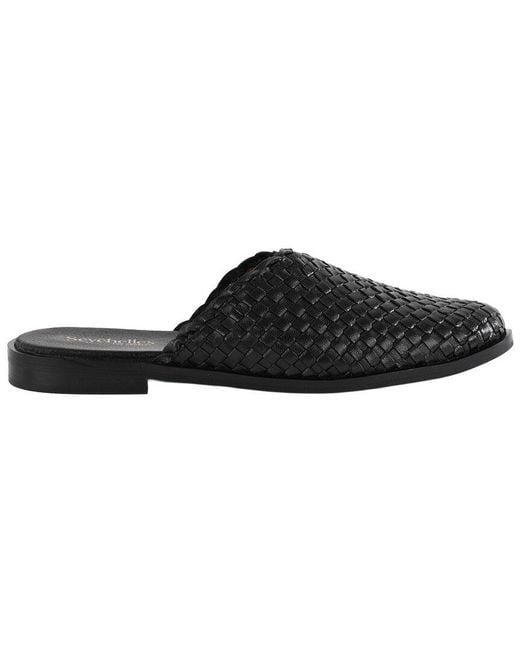 Seychelles Black Places To Go 2 Leather Mule