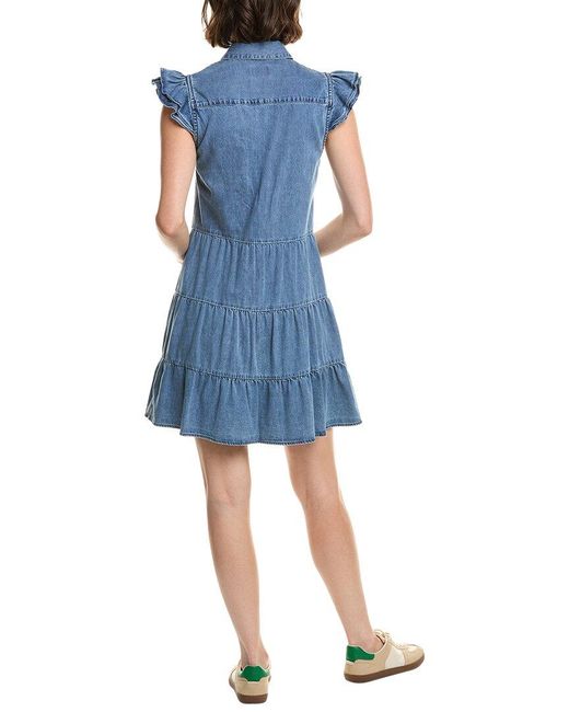 Alice + Olivia Blue Jem Mini Dress