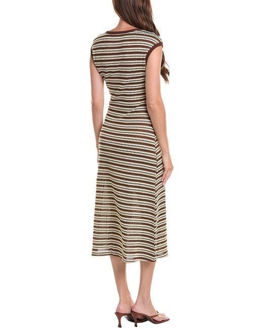 IPPONELLI Brown Midi Dress