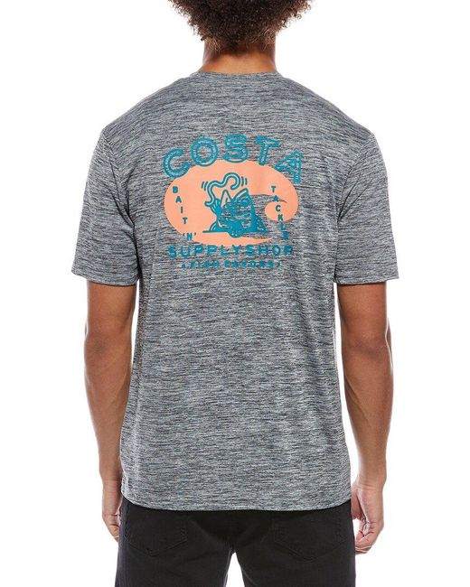 COSTA APPAREL Gray Tech Supply Shop Shirt for men