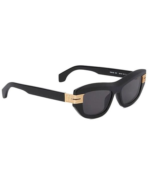 Palm Angels Black Claire1007 53mm Sunglasses