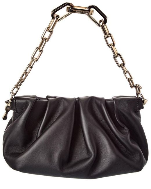 Christian Louboutin Black Eva Small Leather Pouchette