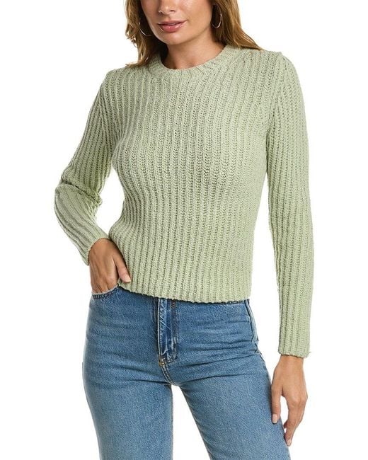 Vince Green Crimped Sweater