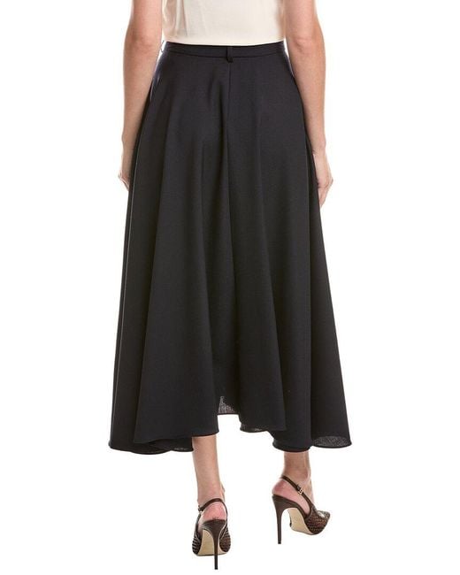 Officine Generale Black Officine Generale Bertille Wool Skirt