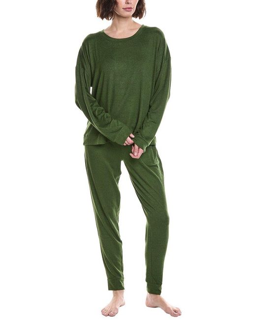 Sanctuary Green 2pc Top & Jogger Pajama Set
