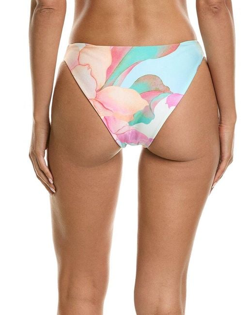Mara Hoffman Blue Reva Bikini Bottom