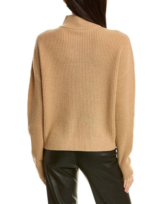 Theory Green Half-button Wool & Cashmere-blend Sweater